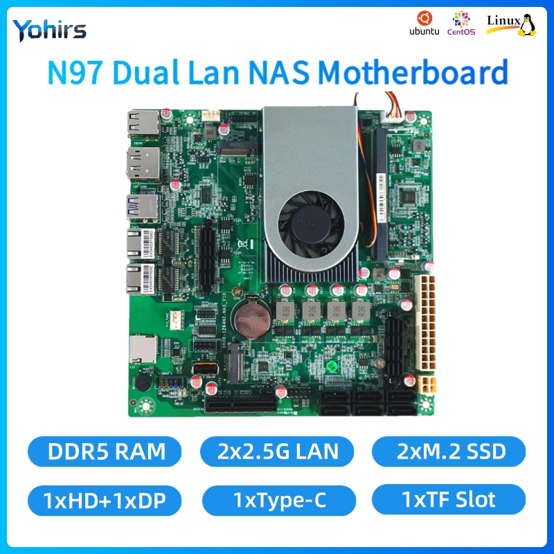 Carte mère NAS Yohirs Mini ITX - Mini Itx Dual 2.5G Nas Motherboard avis et prix
