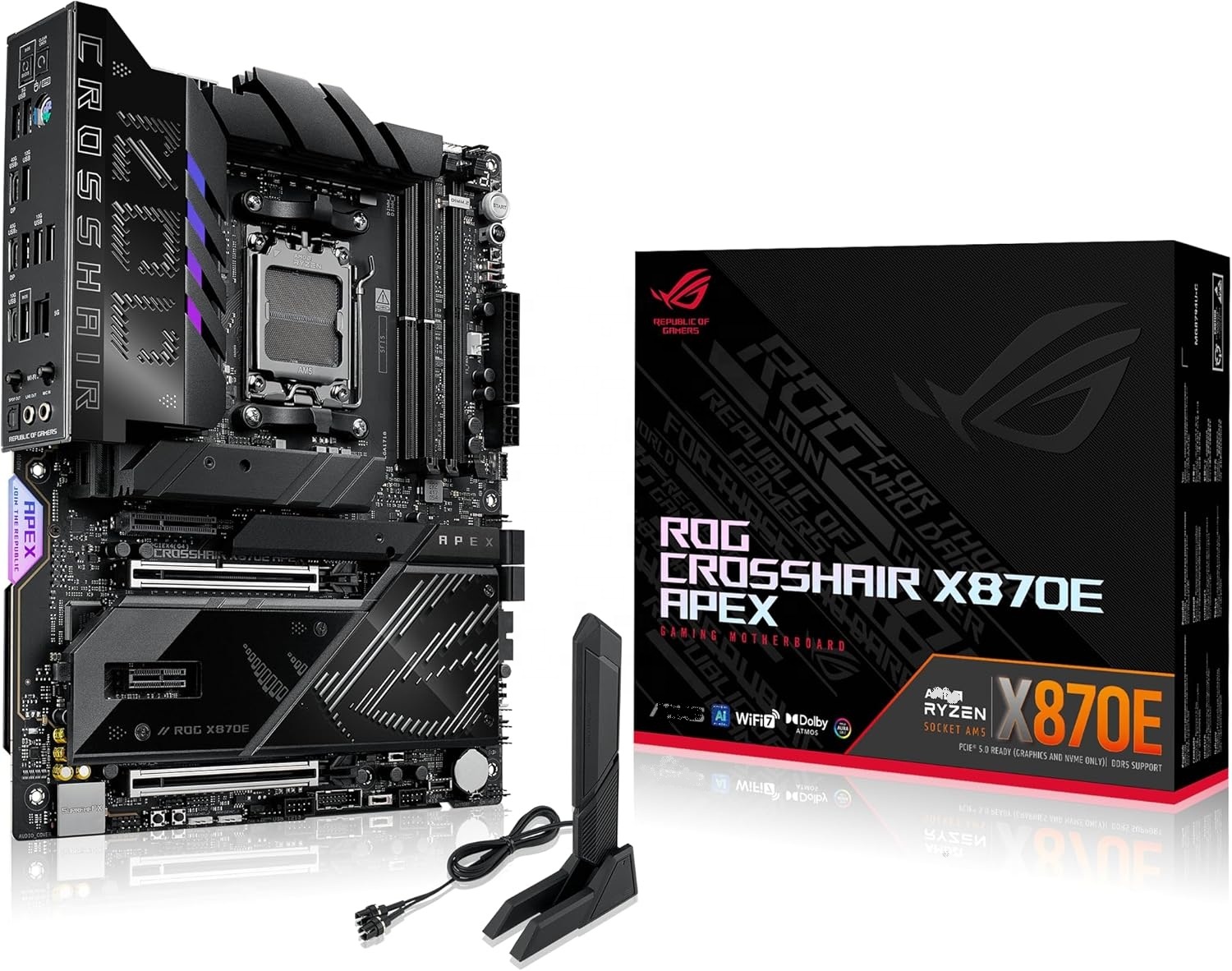 Nouvelle carte mère ROG Crossh - X870E Atx Motherboard avis et prix