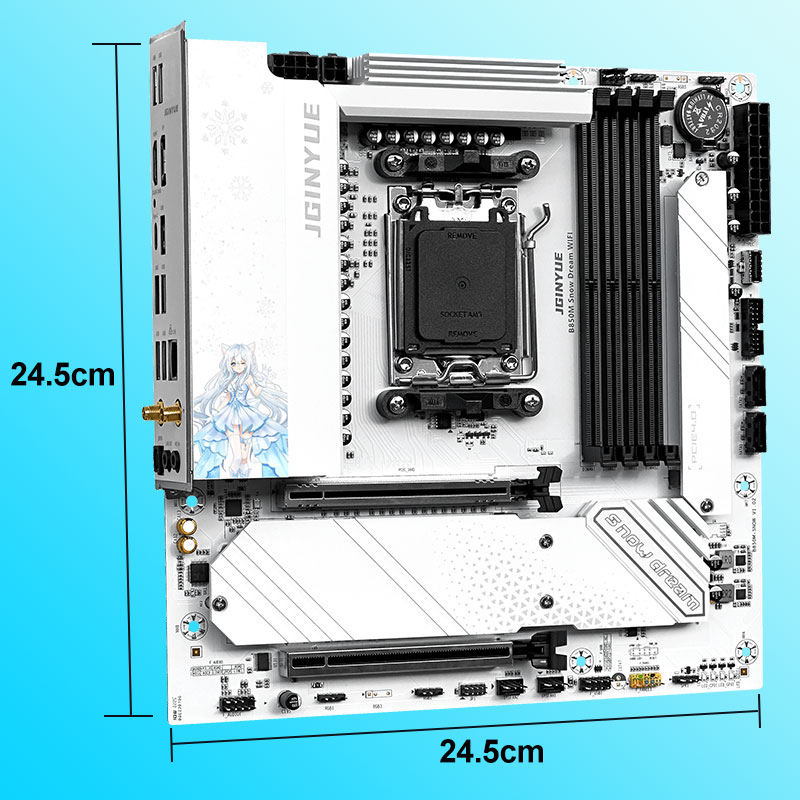 Carte mère de jeu JGINYUE B850 - Am5 Micro Atx Pcie 5.0 Motherboard avis et prix